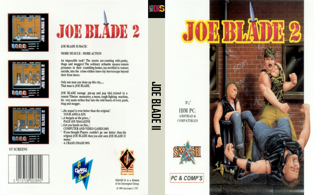 Joe Blade 2 — box-texture (EU)