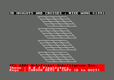 3D Noughts And Crosses — sstitle (EU)