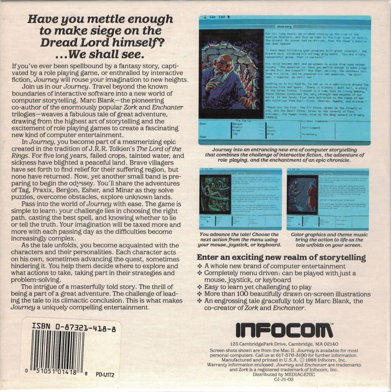 Journey - The Quest Begins — box-2D-back (US)