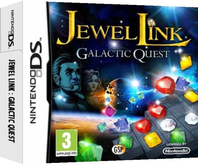 Jewel Link - Galactic Quest — box-3D (EU)