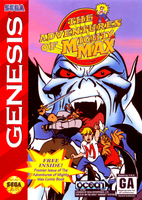 Adventures Of Mighty Max, The box art