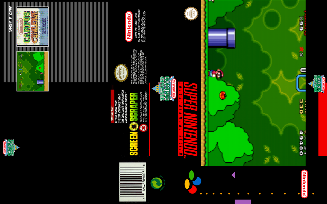 Nintendo Campus Challenge 1992 — box-texture (SS)