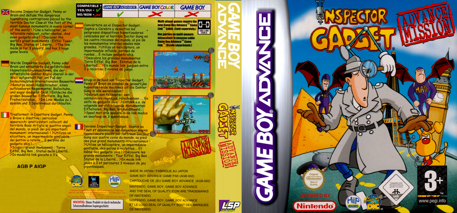 Inspector Gadget - Advance Mission — box-texture (EU)