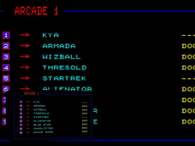 Arcade 1 — mixrbv2 (WOR)