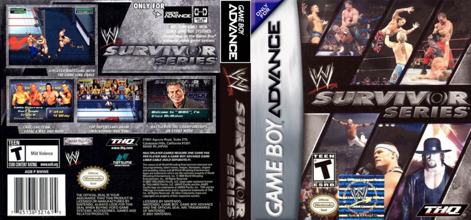 WWE Survivor Series — box-texture (US)