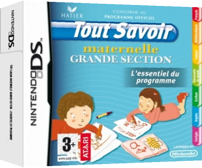 Tout Savoir Maternelle Grande Section - L'Essentiel du Programme — box-3D (EU)