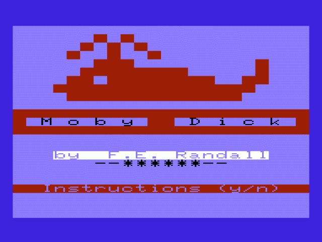 Moby Dick — sstitle (WOR)
