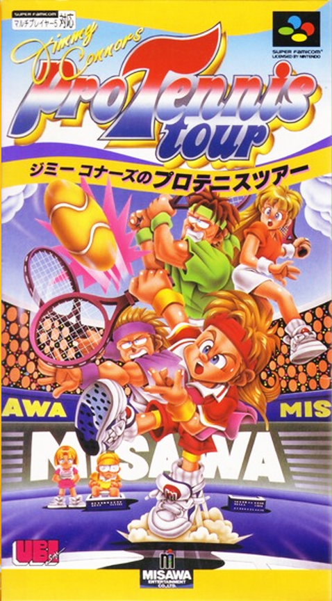 Jimmy Connors Pro Tennis Tour — box-2D (JP)