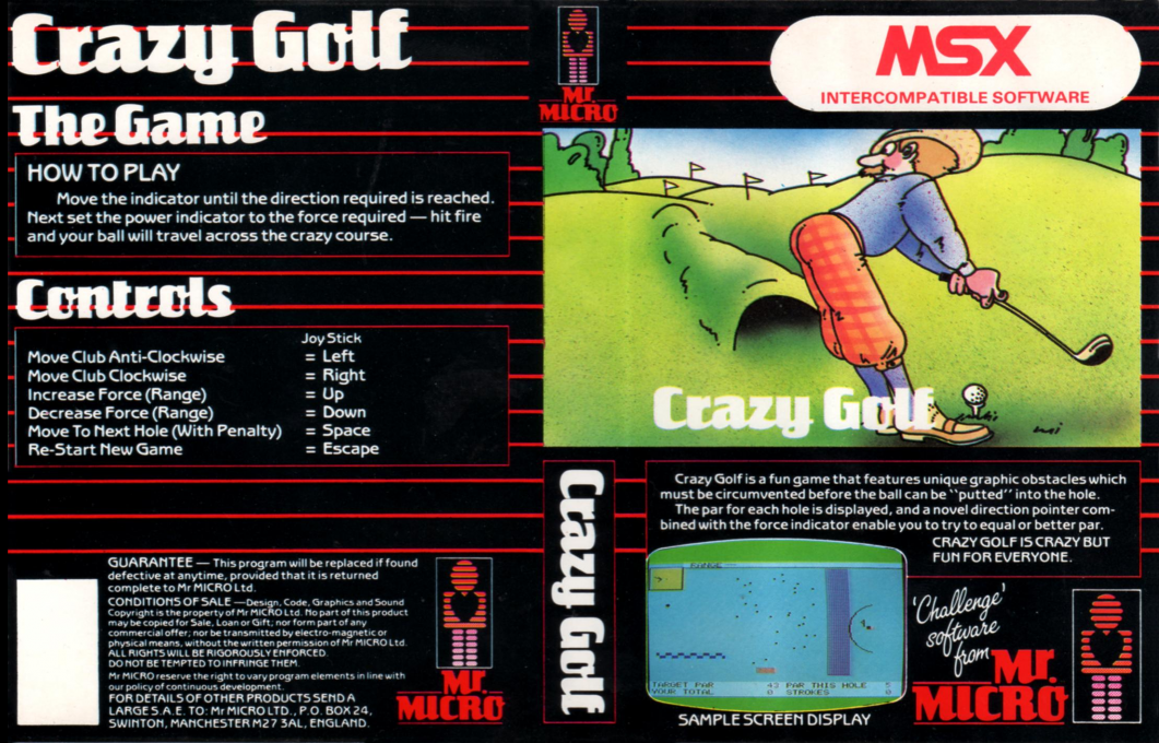 Crazy Golf — box-texture (EU)