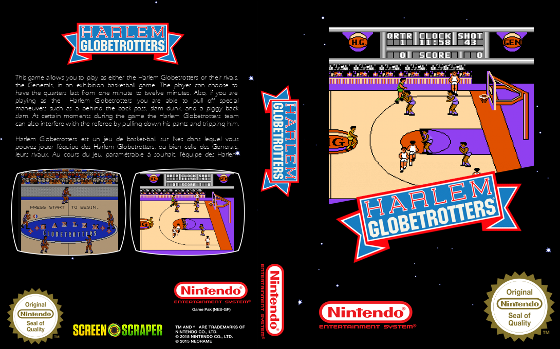 Harlem Globetrotters — box-texture (SS)
