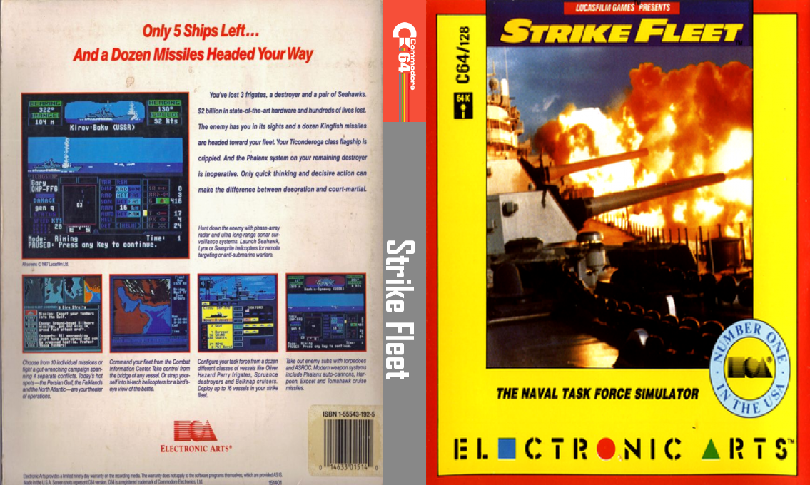 Strike Fleet — box-texture (US)