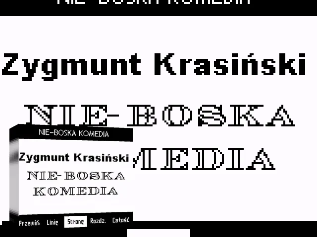 Nie-Boska Komedia By Zygmunt Krasinski — mixrbv2 (WOR)
