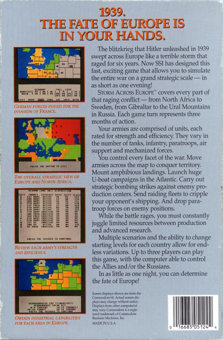 Storm Across Europe — box-2D-back (US)