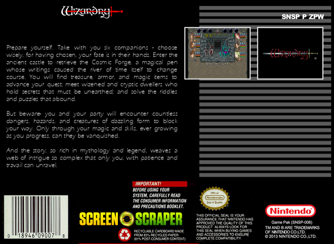 Wizardry 6 - Kindan No Mahitsu — box-2D-back (SS)