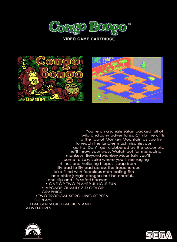 Congo Bongo — box-2D-back (US)