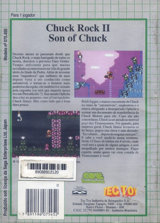 Chuck Rock 2 — box-2D-back (BR)