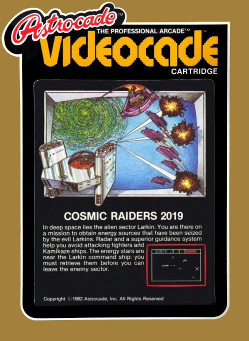 Cosmic Raiders box art