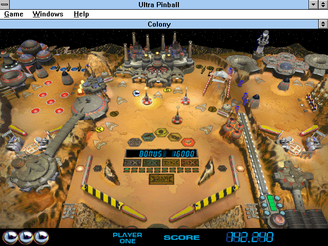3-D Ultra Pinball — ss (WOR)