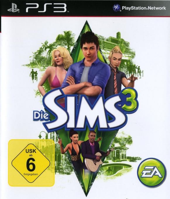 Sims 3, The — box-2D (DE)