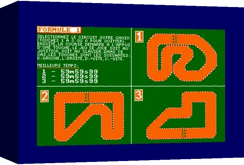Formule 1 — box-3D (WOR)