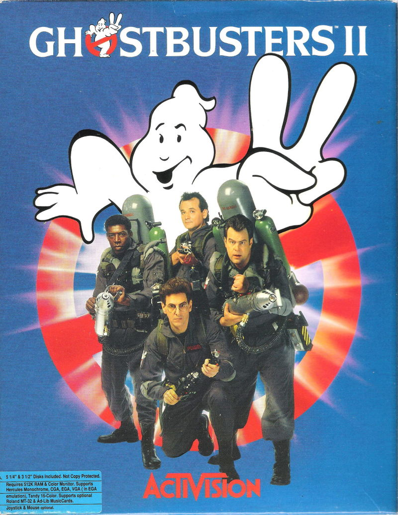 Ghostbusters 2 box art