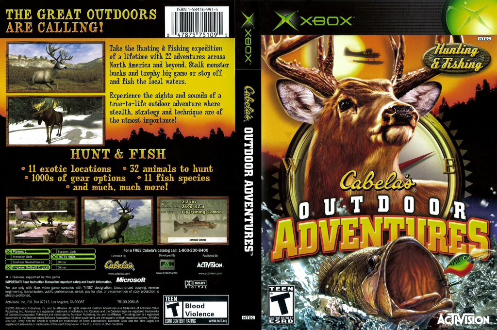 Cabela's Outdoor Adventures — box-texture (US)