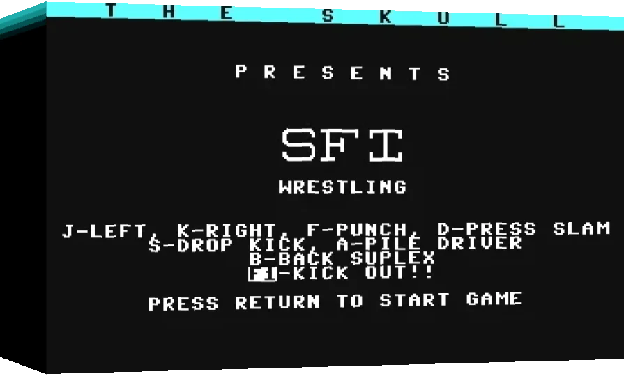 SFI Wrestling — box-3D (WOR)