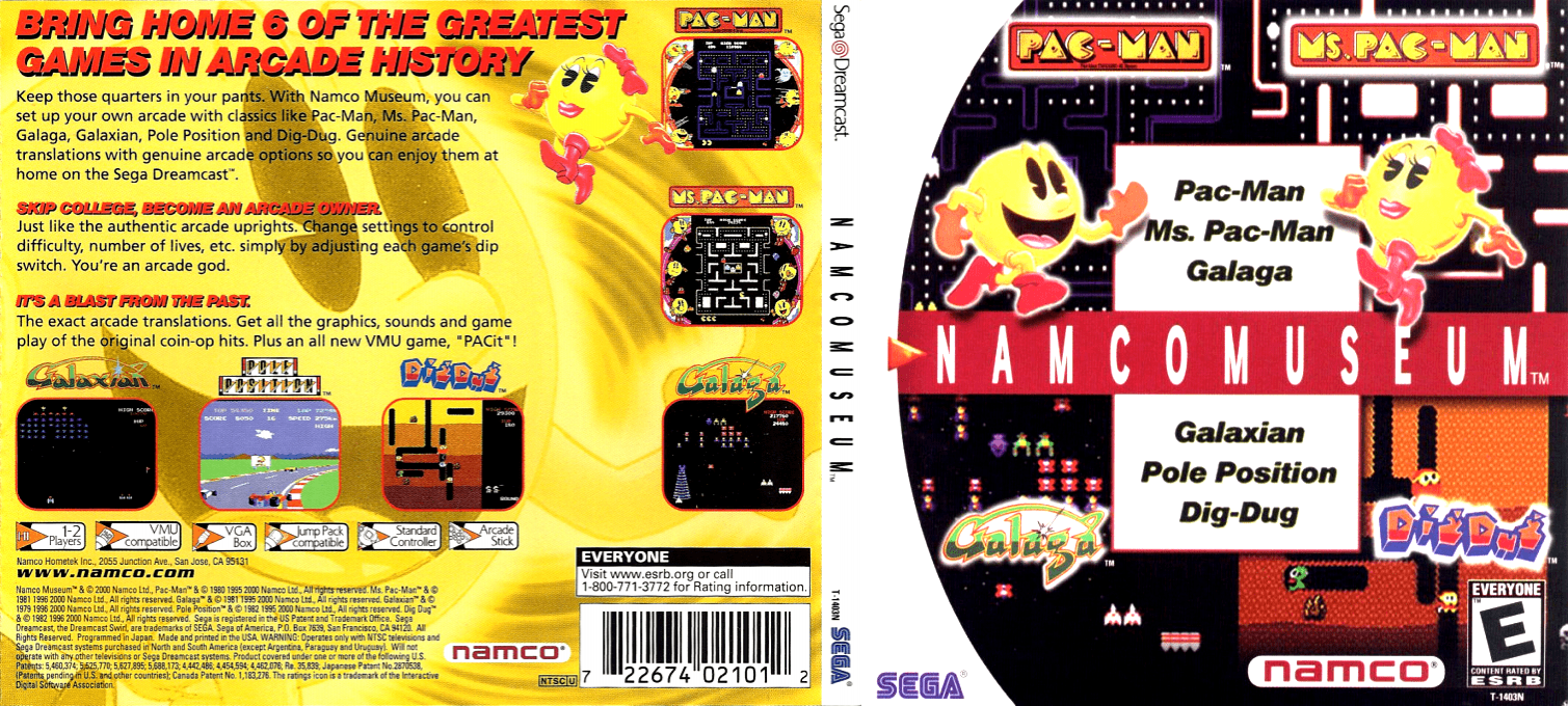 Namco Museum — box-texture (US)