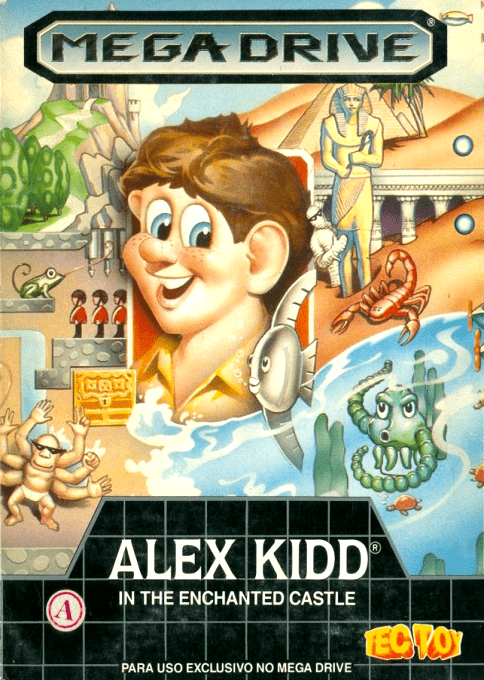 Alex Kidd In The Enchanted Castle — box-2D (BR)
