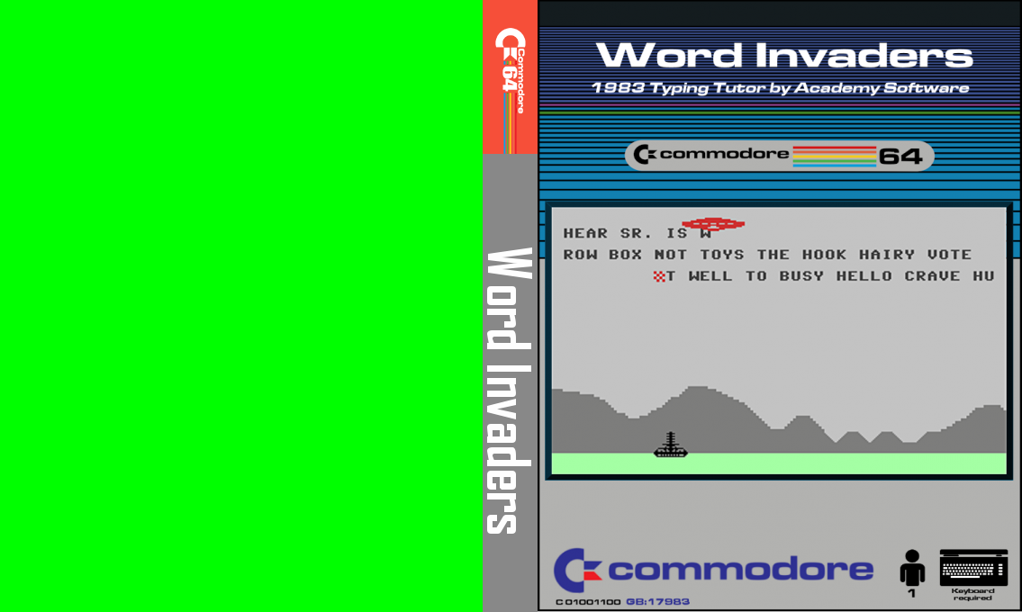 Word Invaders — box-texture (CUS)