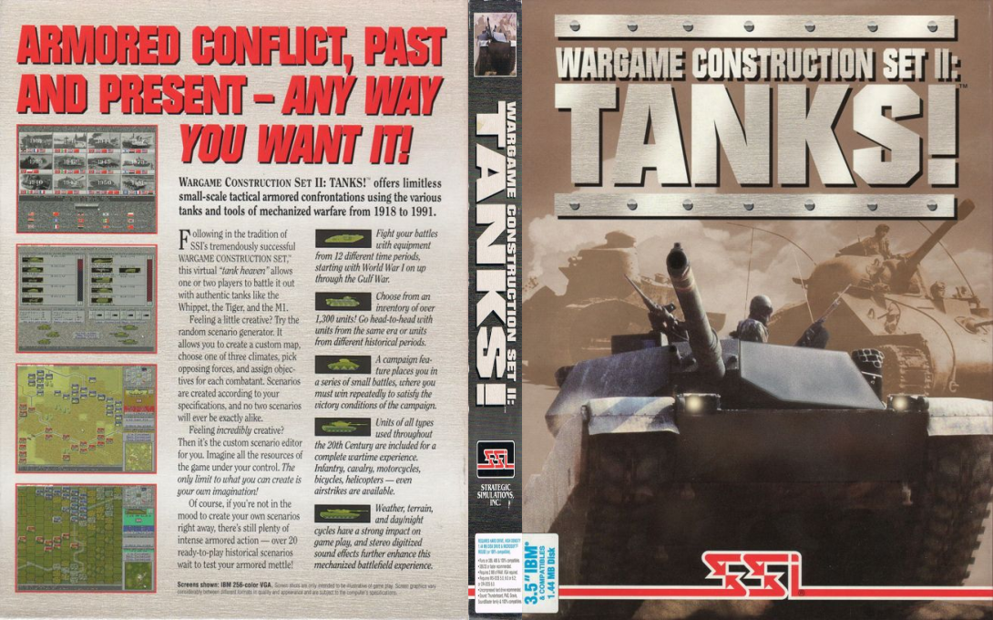 Wargame Construction Set 2 - Tanks! — box-texture (US)