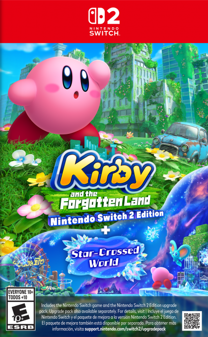 Kirby and the Forgotten Land + Star-Crossed World -Nintendo Switch 2 Edition- box art