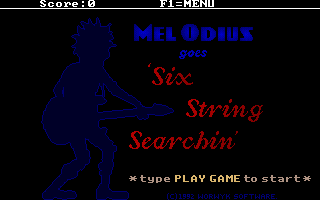 Mel Odius Goes Six String Searchin' — sstitle (WOR)