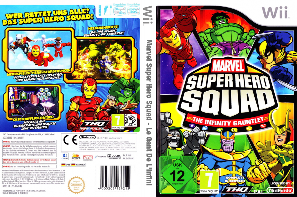 Marvel Super Hero Squad - The Infinity Gauntlet — box-texture (DE)