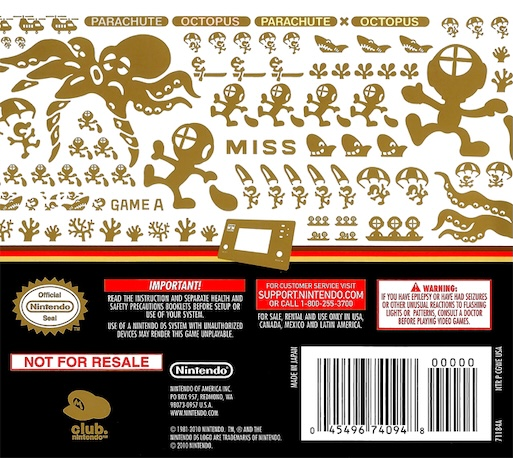 Game & Watch Collection 2 — box-2D-back (US)