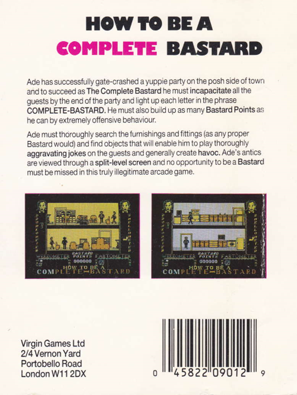 How To Be A Complete Bastard — box-2D-back (EU)