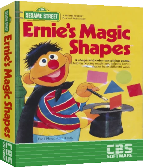 Ernie's Magic Shapes — box-3D (US)