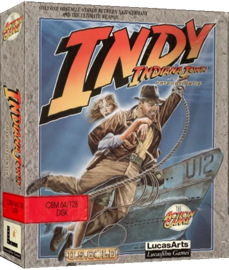 Indiana Jones and the Fate of Atlantis - The Action Game — box-3D (EU)