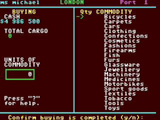 The Tycoon Itch — ss (WOR)