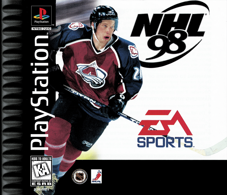 NHL 98 box art