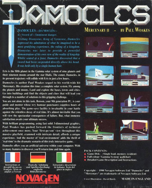 Damocles - Mercenary 2 — box-2D-back (EU)