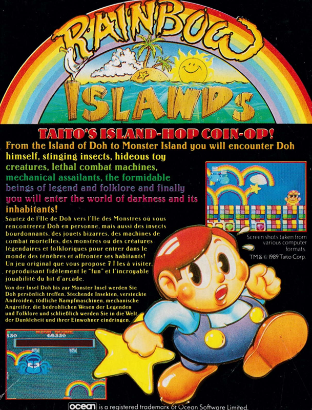 Rainbow Islands — box-2D-back (EU)