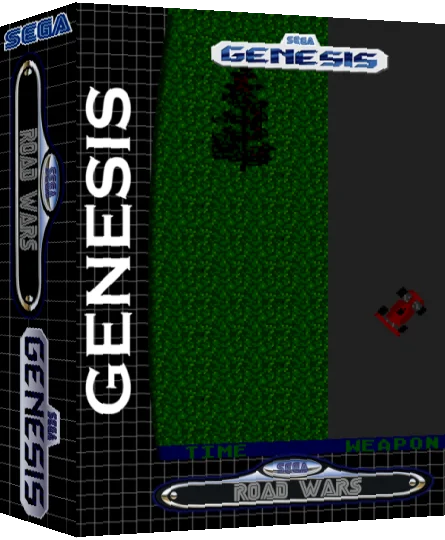 Road Wars 2000 — box-3D (SS)