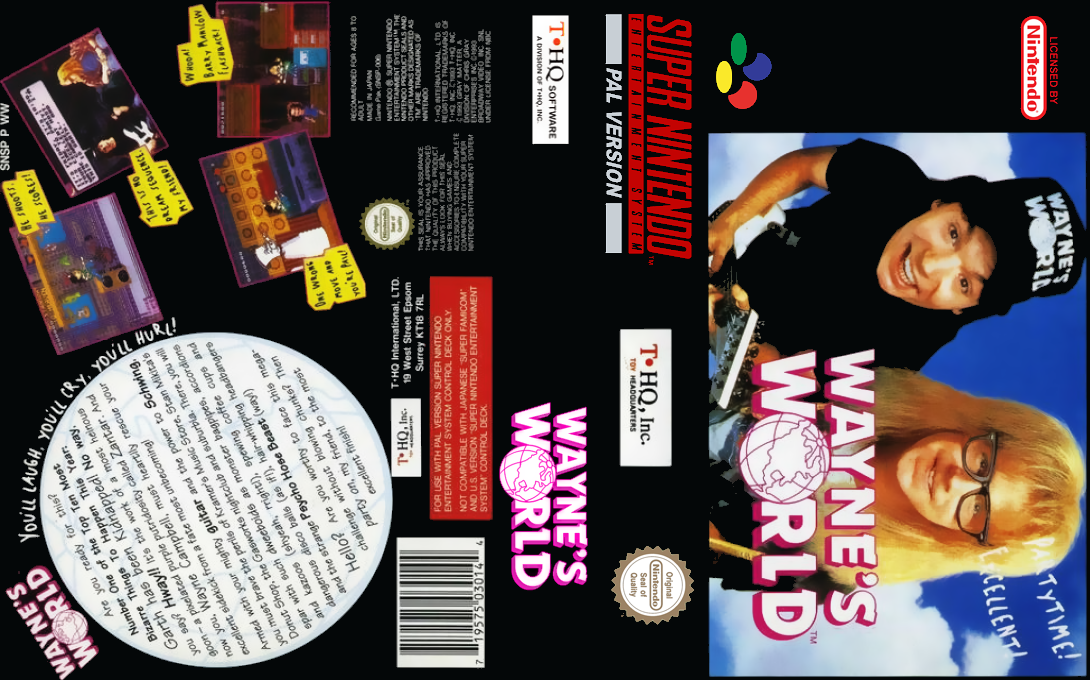 Wayne's World — box-texture (EU)