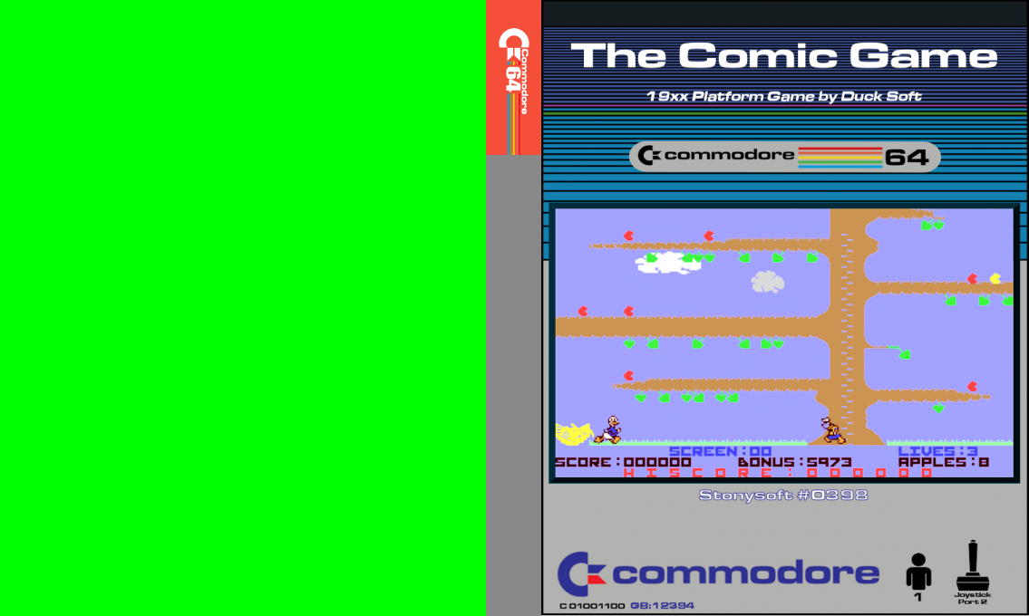 The Comic Game — box-texture (CUS)