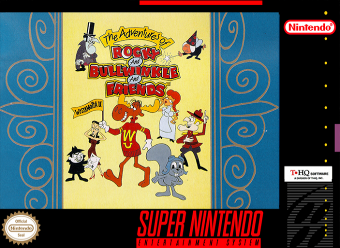 Adventures Of Rocky And Bullwinkle And Friends, The box art