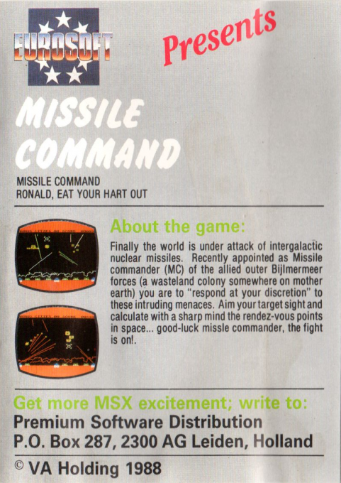 Missile Command — box-2D-back (EU)