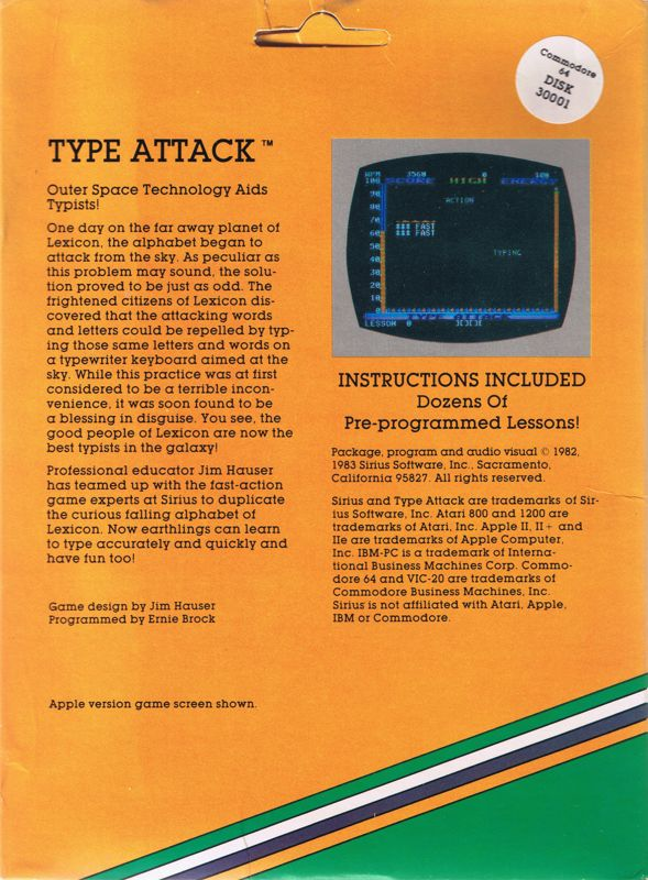 Type Attack — box-2D-back (US)