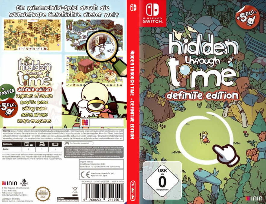Hidden Through Time - Definitive Edition — box-texture (DE)