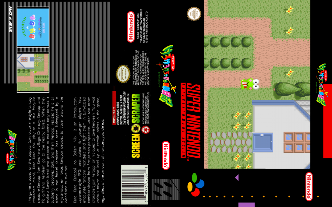 Kero Kero Keroppi No Bken Nikki - Nemureru Mori No Keroleen — box-texture (SS)